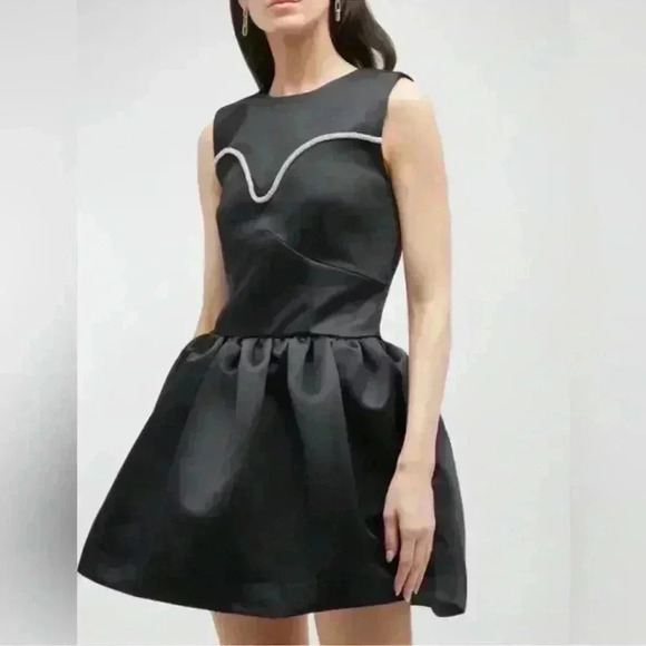 Tanya Taylor Mini Dress 2 Coquette Old Money Glam Audrey Hepburn Swiftie NYE - Picture 1 of 14